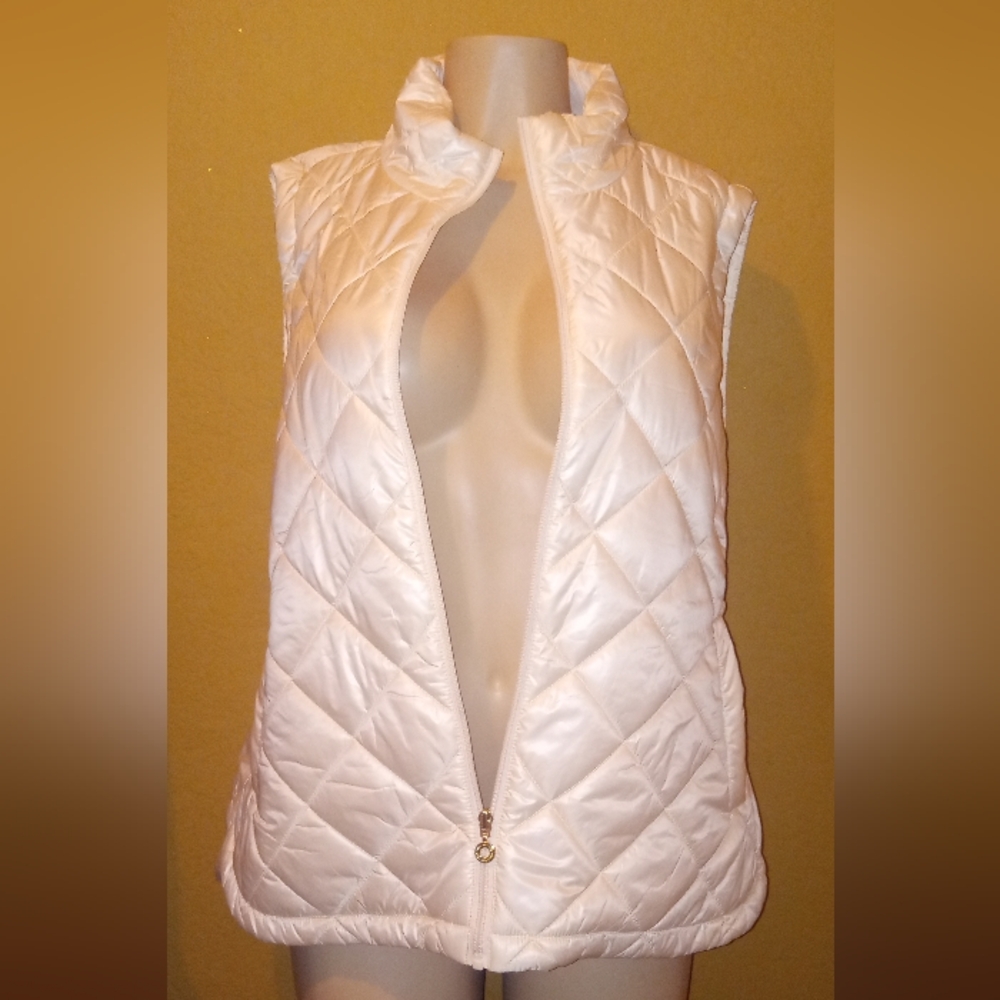 Women's Puffer Quilted Vest Lightweight Size L